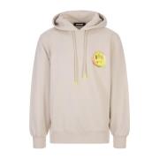 Katoenen sweatshirt met logo Barrow , Beige , Heren