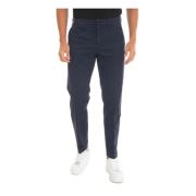 Slim Fit Chino met Oprolzoom Fay , Blue , Heren