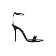 Scarlett Tiffany Lakleren Sandalen Casadei , Black , Dames