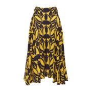 Milano Midi Rok La DoubleJ , Multicolor , Dames