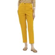 Skinny Trousers Incotex , Yellow , Dames