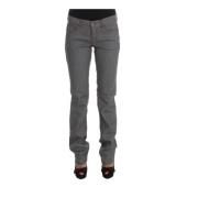 Gray Cotton Regular Fit Denim Jeans Costume National , Gray , Dames