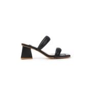 Heeled Mules Angel Alarcon , Black , Dames