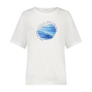 Tyra Sun Organisch Katoenen T-Shirt | Wit Jane Lushka , White , Dames