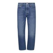 Hit The Ground Running Straight Jeans Mother , Blue , Dames