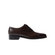 Jupiter Schoenen - Handgemaakte Giove Marrone Oxfords Scarosso , Brown...