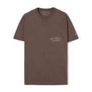 Pocket t-shirt Universal Works , Brown , Heren