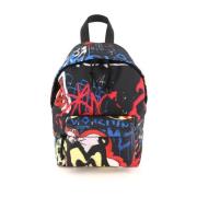 Bedrukte Nylon Mini Graffiti Rugzak Vetements , Black , Dames