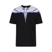 Icon Wings Regelmatig T-shirt Marcelo Burlon , Black , Heren