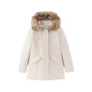 Winterjas, Beige Luxe Arctic Parka Woolrich , Beige , Dames