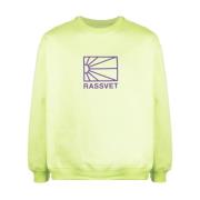 Groene Sweatshirt met Voorlogo Rassvet , Green , Heren