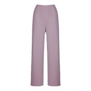 Broek met wijde pijpen BomBoogie , Purple , Dames