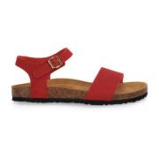 Sandals Frau , Red , Dames