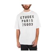 T-shirts Études , White , Heren