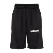 Casual shorts met zijstreep detail Barrow , Black , Heren