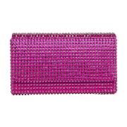 Clutches Amina Muaddi , Purple , Dames