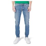 Heren Slim Jeans - Herfst/Winter Collectie Liu Jo , Blue , Heren