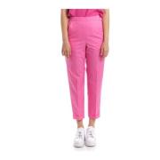 Cropped Trousers Seventy , Pink , Dames