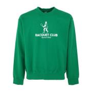 Racquet Club Crewneck Sporty & Rich , Green , Heren