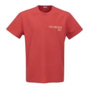 T-shirt Fay , Red , Heren
