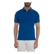 Short-sleeved polo shirt Fay , Blue , Heren