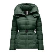 Down Jackets BomBoogie , Green , Dames