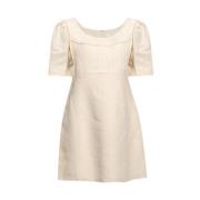 Linnen jurk Chloé , Beige , Dames