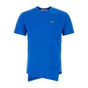 Cerulean Blauw Katoenen T-shirt Comme des Garçons , Blue , Heren