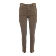 Slim Fit Jeans 2-Biz , Brown , Dames