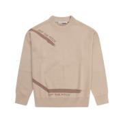 Off The Pitch Direction Jacquard Sweater Heren Sand Off The Pitch , Be...
