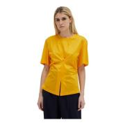 Blouses Erika Cavallini , Yellow , Dames