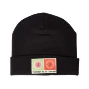 Logo Patch Beanie Hat Rassvet , Black , Heren