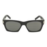 Moderne vierkante design zonnebril Saint Laurent , Black , Heren