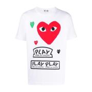 Comme DES Garcons Play T-shirts and Polos White Comme des Garçons Play...