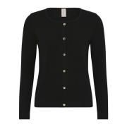 Cardigan Skovhuus , Black , Dames