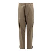 Straight Trousers Off White , Green , Heren