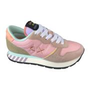 Modieuze Comfort Sneakers Sun68 , Pink , Dames