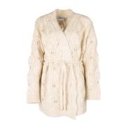 Gebreide Cardigan Silvian Heach , Beige , Dames