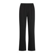 Stijlvolle zwarte rechte broek Co'Couture , Black , Dames