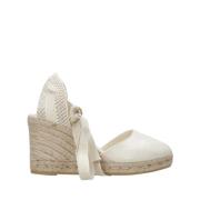 Wedges Espadrilles , Gray , Dames