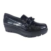 Stijlvolle Loafers voor Vrouwen Pitillos , Black , Dames