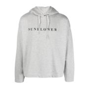 Lichtgrijze Melange Day Hoodie Sunflower , Gray , Heren