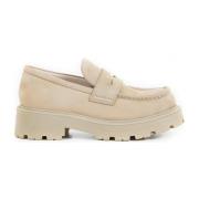 Beige Leren Loafers voor Dames Vagabond Shoemakers , Beige , Dames