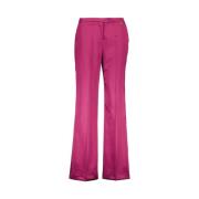 Fuchsia Straight Trousers Amélie & Amélie , Pink , Dames