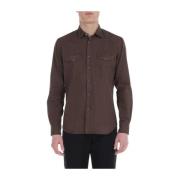 Casual overhemd Xacus , Brown , Heren