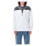 Witte Grizzly Wings Crewneck Sweater Marcelo Burlon , White , Heren