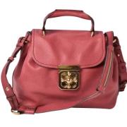 Pre-owned Leather handbags Chloé Pre-owned , Red , Unisex