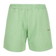Groen/Grijs Bermuda Casual Shorts Msgm , Green , Heren