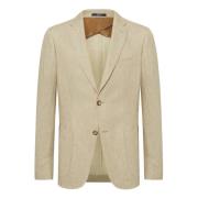 Pure Linnen Jas Boggi Milano , Beige , Heren