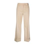 Wijde broek Lanvin , Beige , Dames